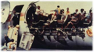 disasters aloha crash aviation 1980s flight airlines lansing clarabelle air accident aircraft passengers attendant captain corrosion exit scramble airline body