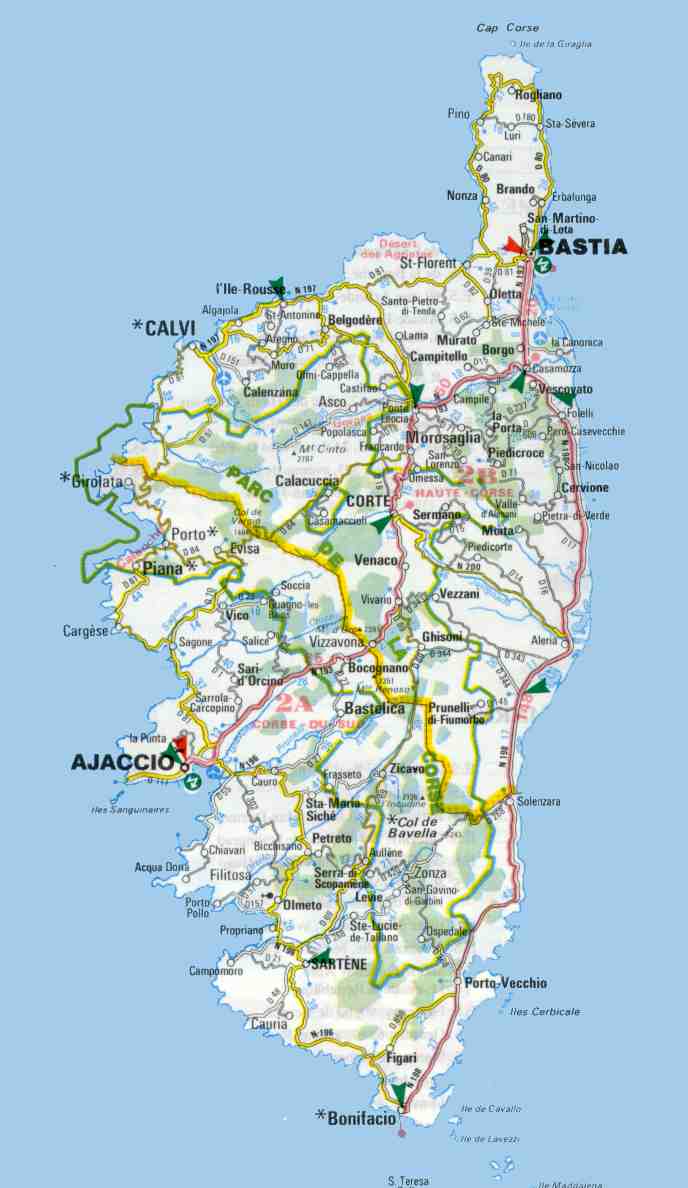 Corsica Maps